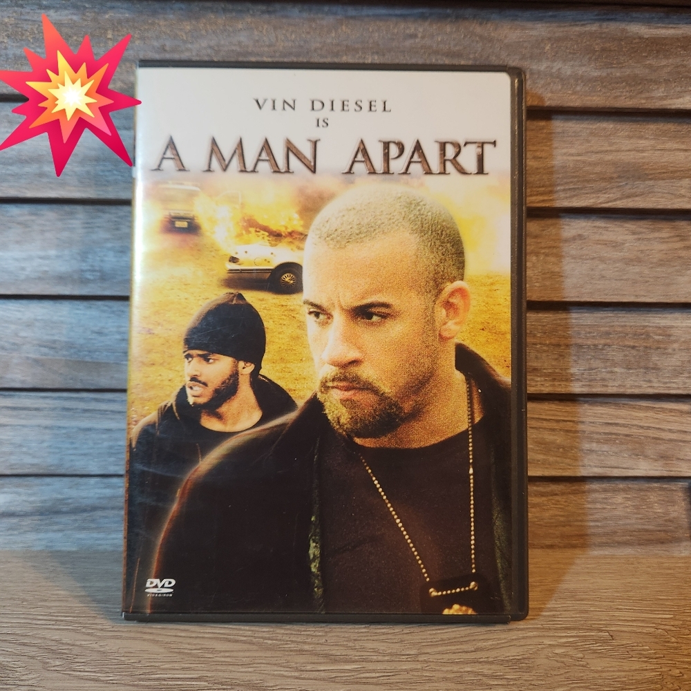 🖤 A Man Apart DVD Action - Black and Gold Cover